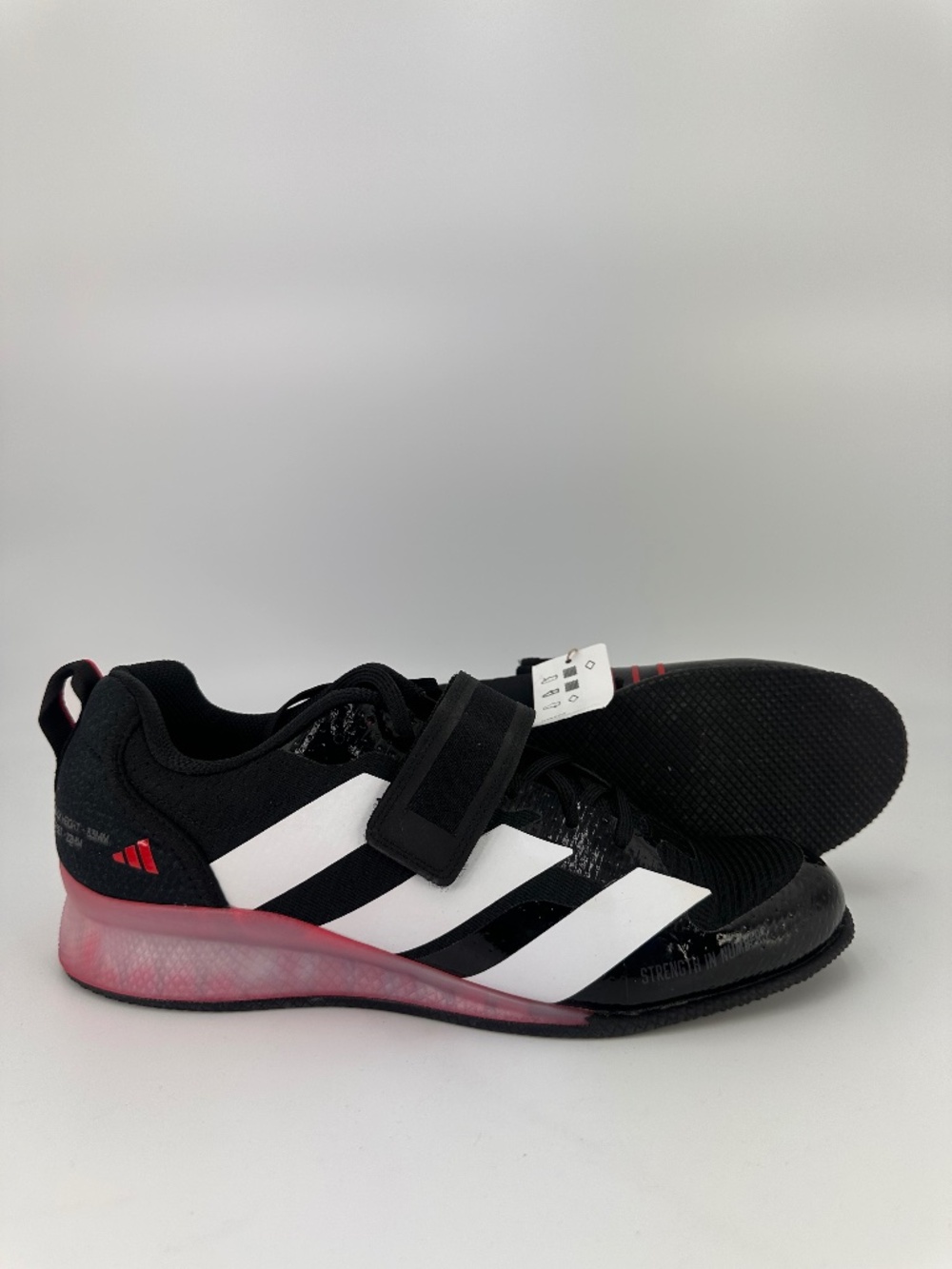 Adidas Adipower Weightlifting 3 Black White Pure Ruby IH8232 Men’s Size 11